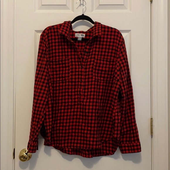 Old Navy Plaid Button-Up Shirt - Picture 4 of 6